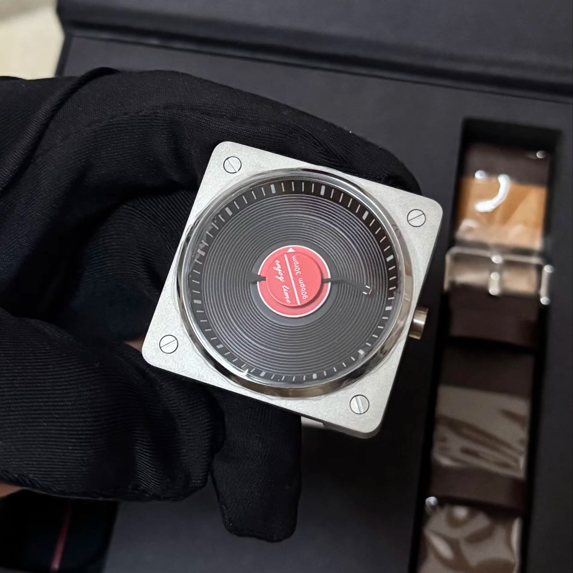 SKU Vinyl Record Quartz Watch  - Vintage Watch Collecting review and price
