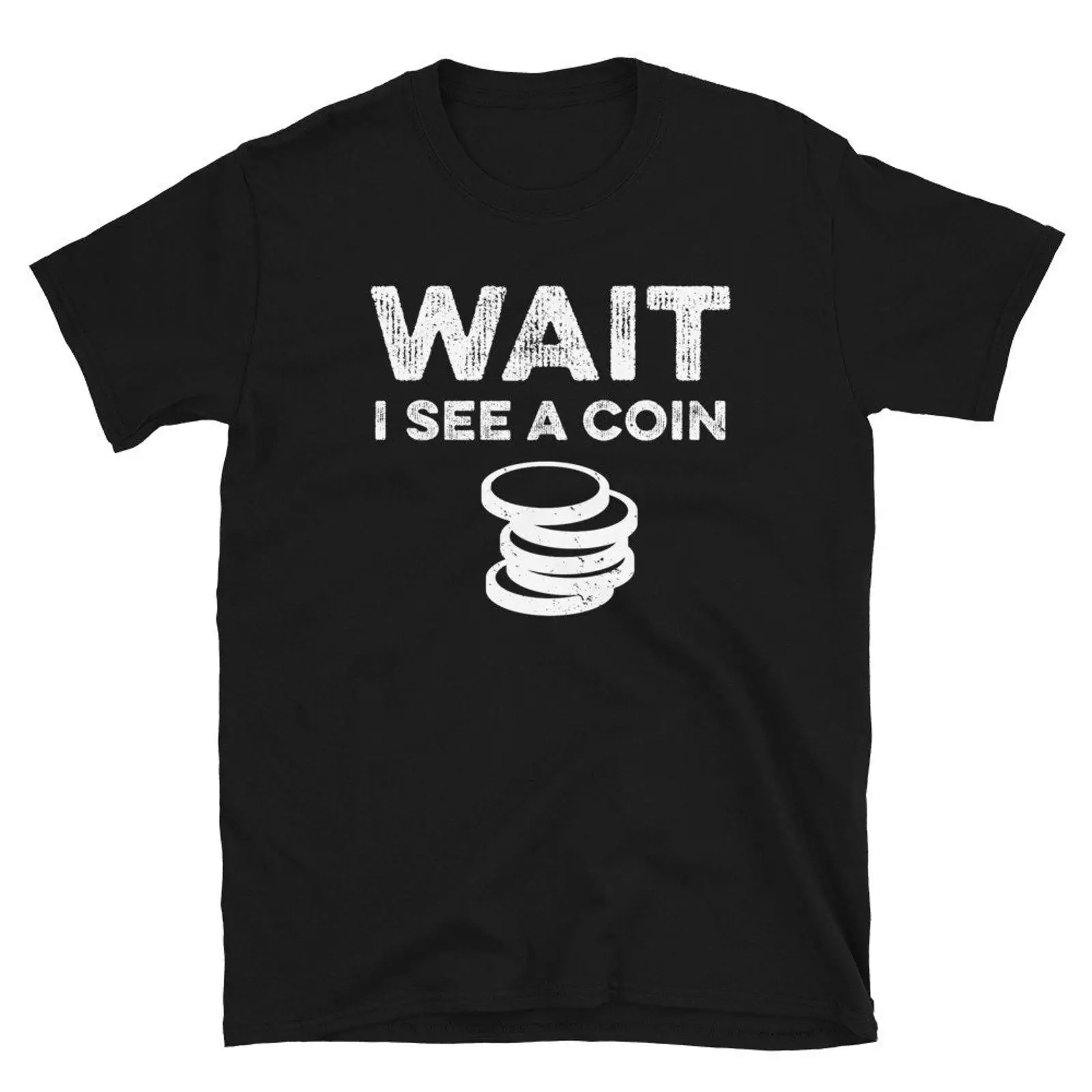 Wait I See A Coin Funny Collec - Collectible Vintage T Shirts review and price