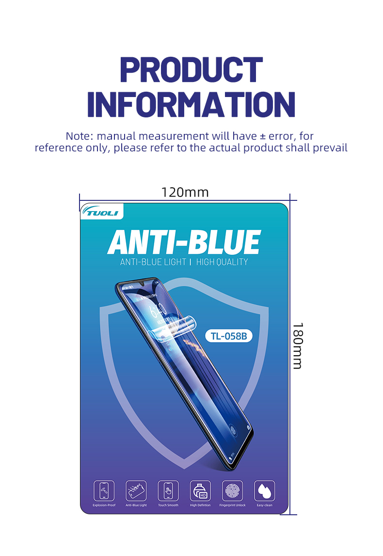 TUOLI TL058 TPU HD Hydrogel Fi - Slide Film 120 review and price